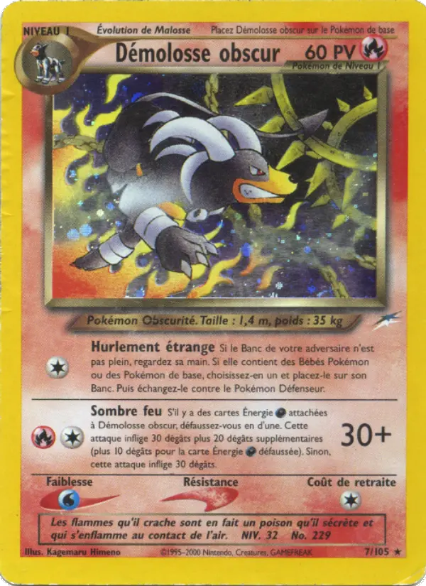 Démolosse obscur – carte Pokémon TCG Rare n°7