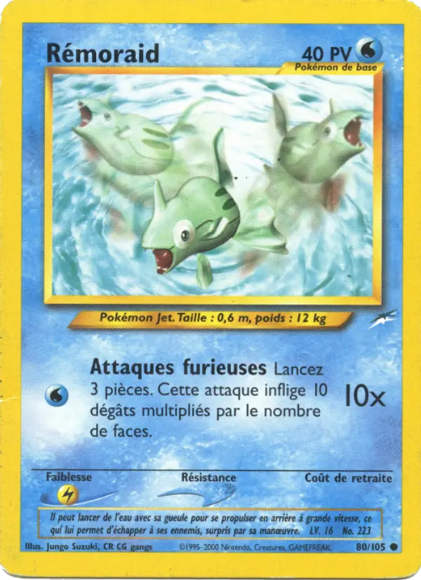 Rémoraid – carte Pokémon TCG Commune n°80