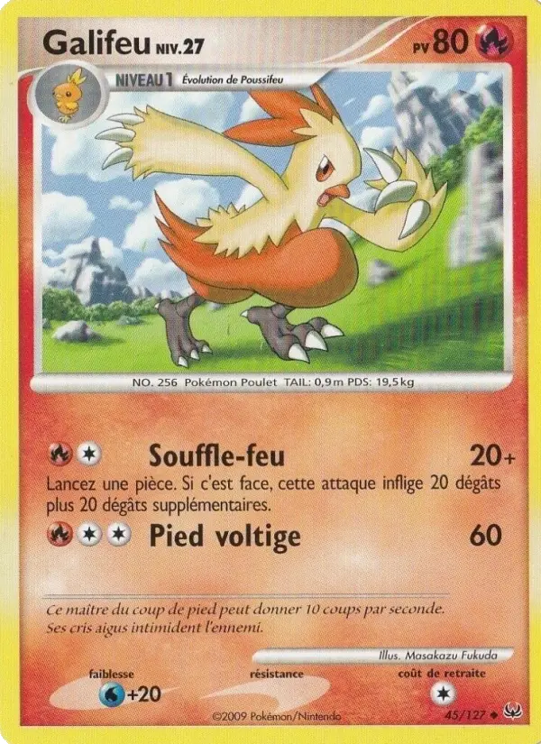 Galifeu – carte Pokémon TCG Peu Commune n°45