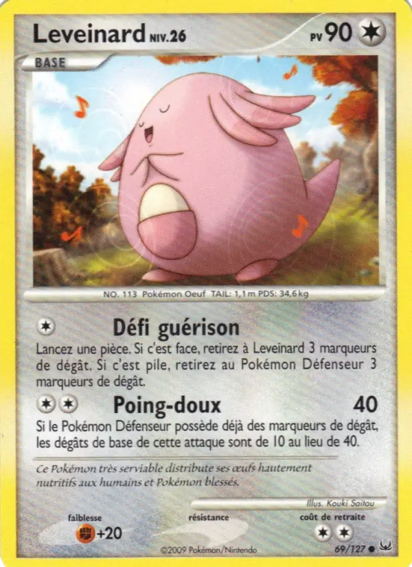 Leveinard – carte Pokémon TCG Commune n°69