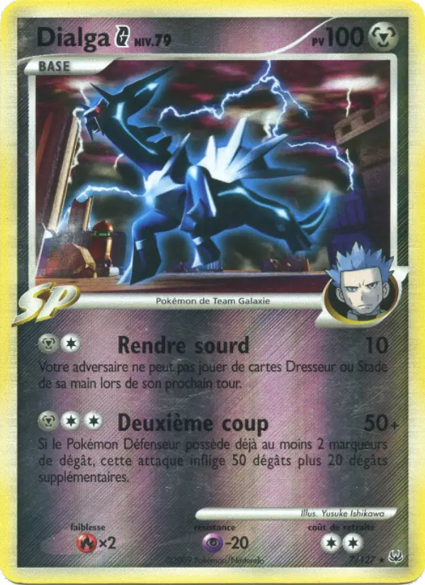 Dialga  – carte Pokémon TCG Rare Holo n°7