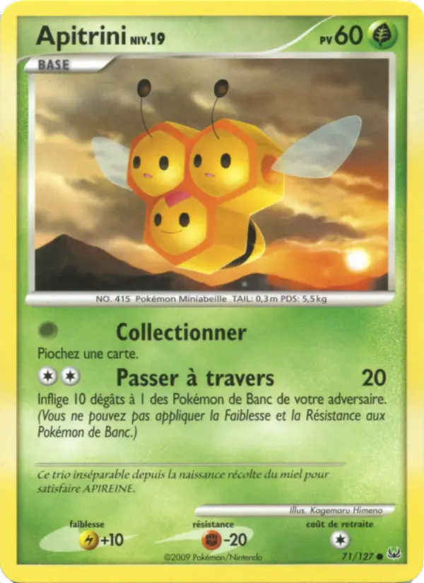 Apitrini – carte Pokémon TCG Commune n°71