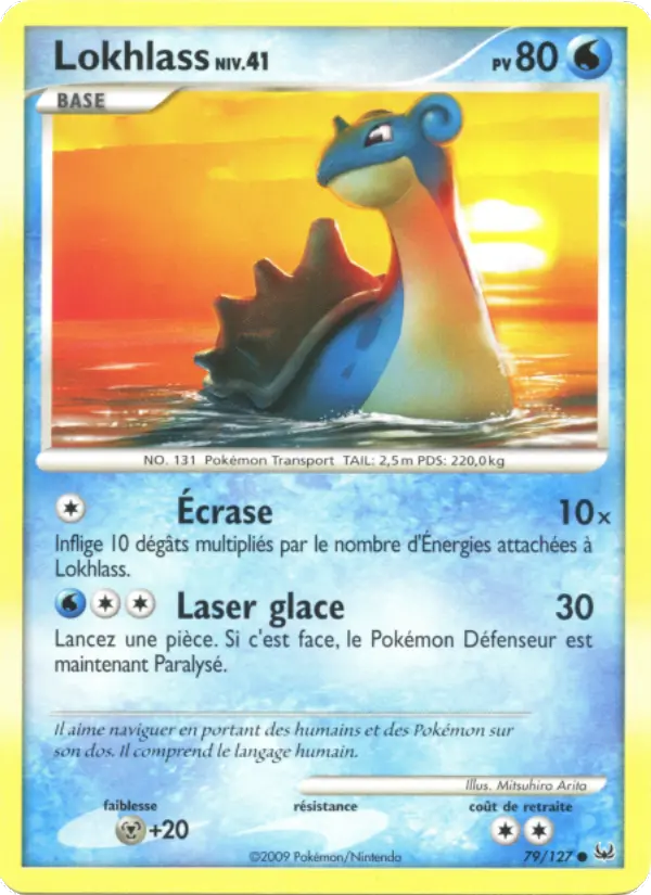 Lokhlass – carte Pokémon TCG Commune n°79