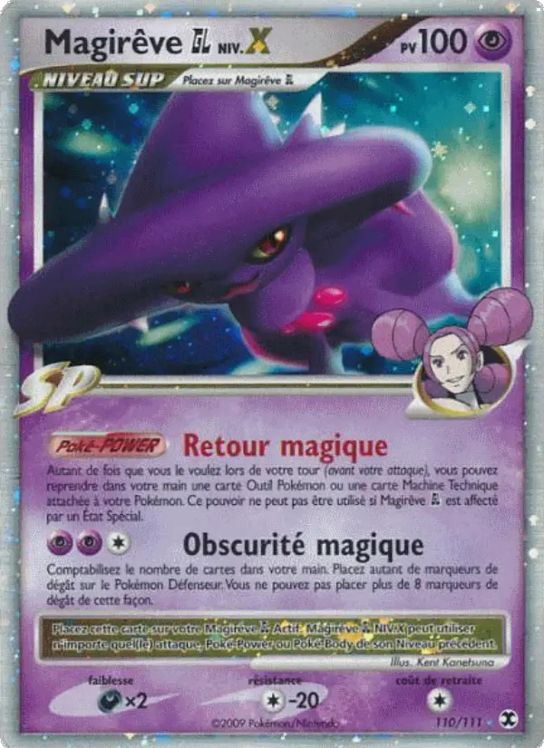 Magirêve  Niv. X – carte Pokémon TCG Rare Holo LV.X n°110