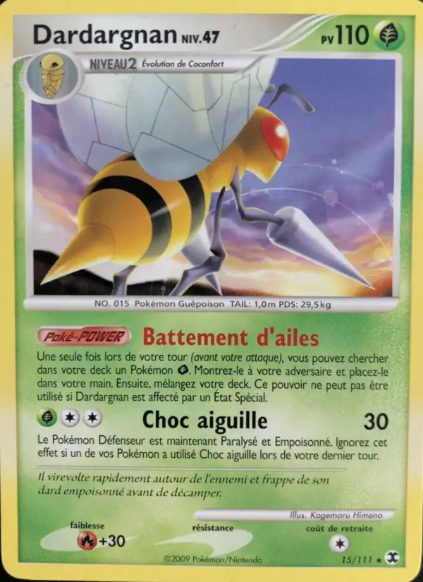 Dardargnan Niv. 47 – carte Pokémon TCG Rare n°15