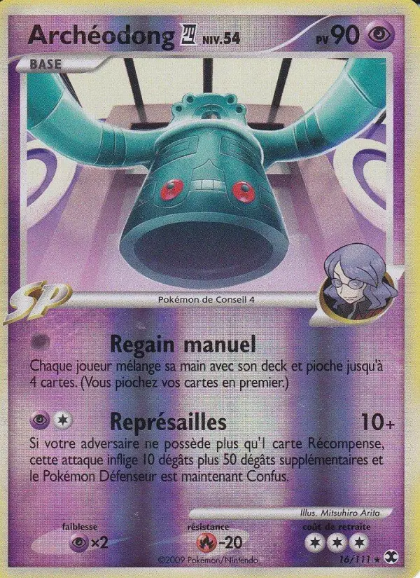 Archéodong  Niv. 54 – carte Pokémon TCG Rare n°16