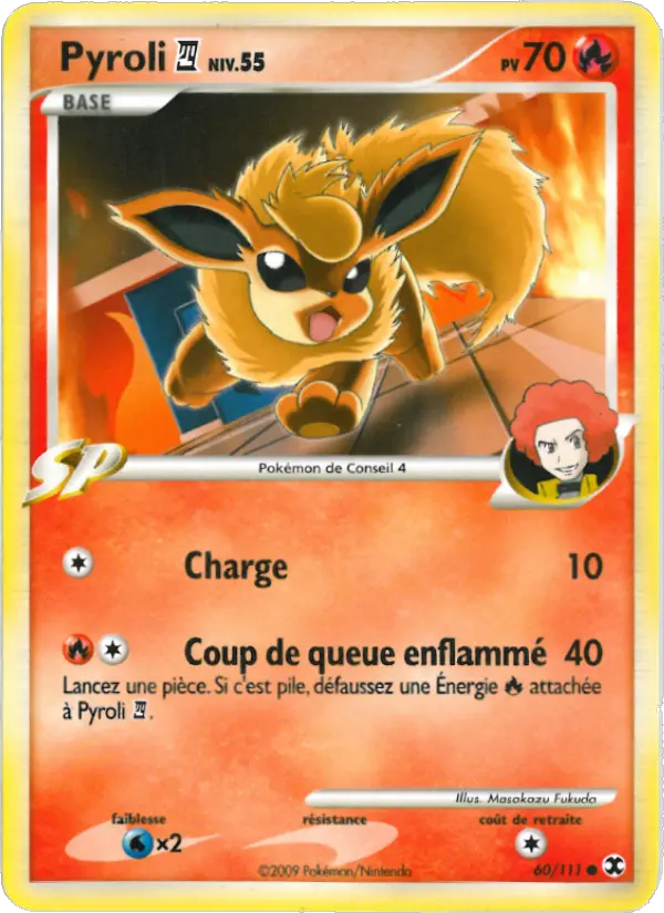 Pyroli  Niv. 55 – carte Pokémon TCG Commune n°60