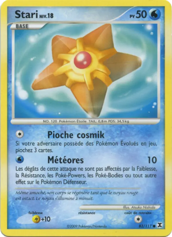 Stari Niv. 18 – carte Pokémon TCG Commune n°83