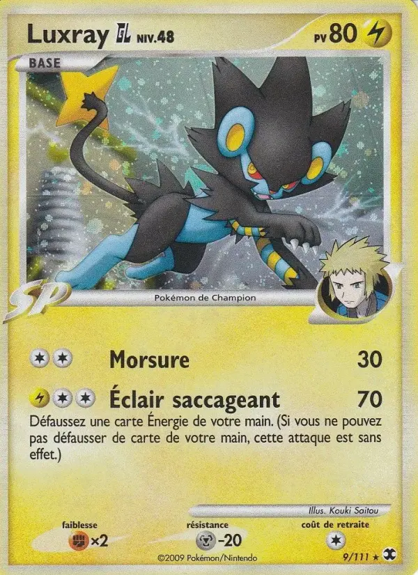 Luxray  Niv. 48 – carte Pokémon TCG Rare Holo n°9