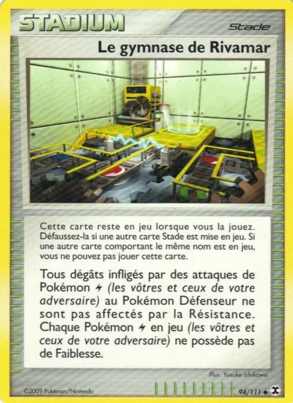 Le gymnase de Rivamar City – carte Pokémon TCG Peu Commune n°94
