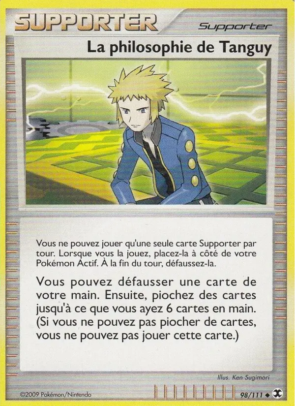 La Philosophie de Tanguy – carte Pokémon TCG Peu Commune n°98