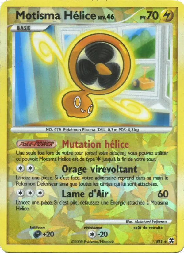 Motisma Hélice Niv. 46 – carte Pokémon TCG Rare n°RT1
