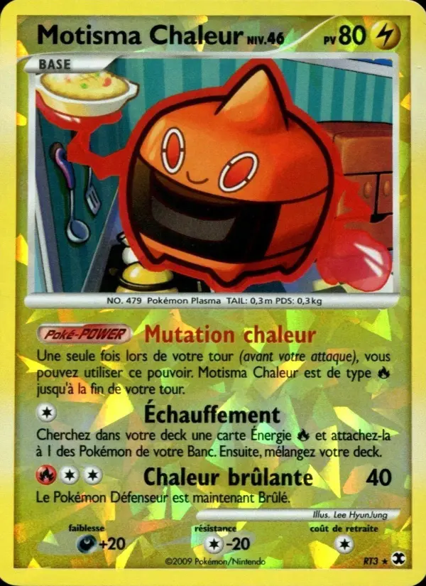 Motisma Chaleur Niv. 46 – carte Pokémon TCG Rare n°RT3