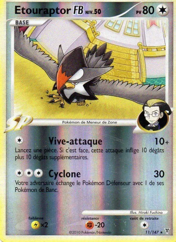 Etouraptor  – carte Pokémon TCG Rare Holo n°11