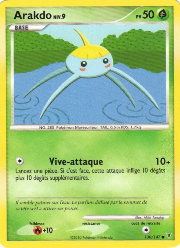 Arakdo – carte Pokémon TCG Commune n°130