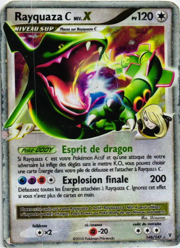 Rayquaza  – carte Pokémon TCG Rare Holo LV.X n°146