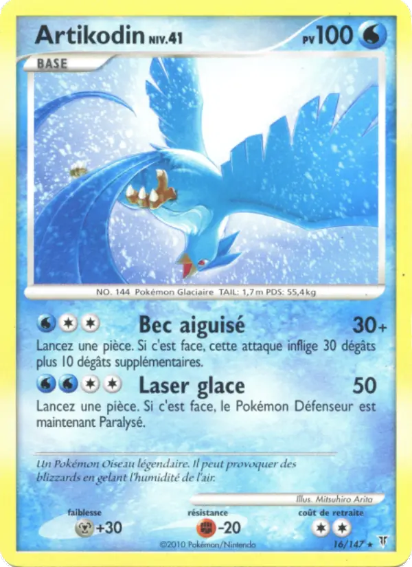 Artikodin – carte Pokémon TCG Rare n°16