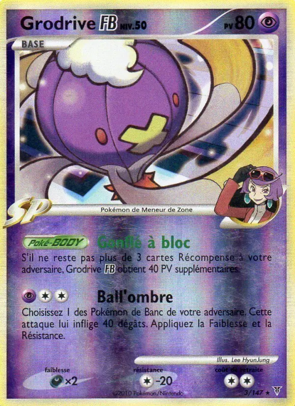 Grodrive  – carte Pokémon TCG Rare Holo n°3