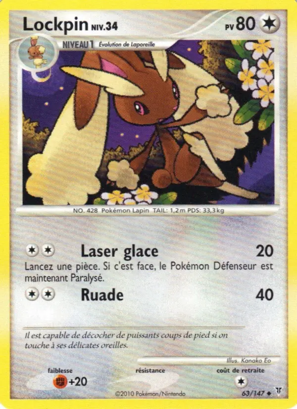 Lockpin – carte Pokémon TCG Peu Commune n°63