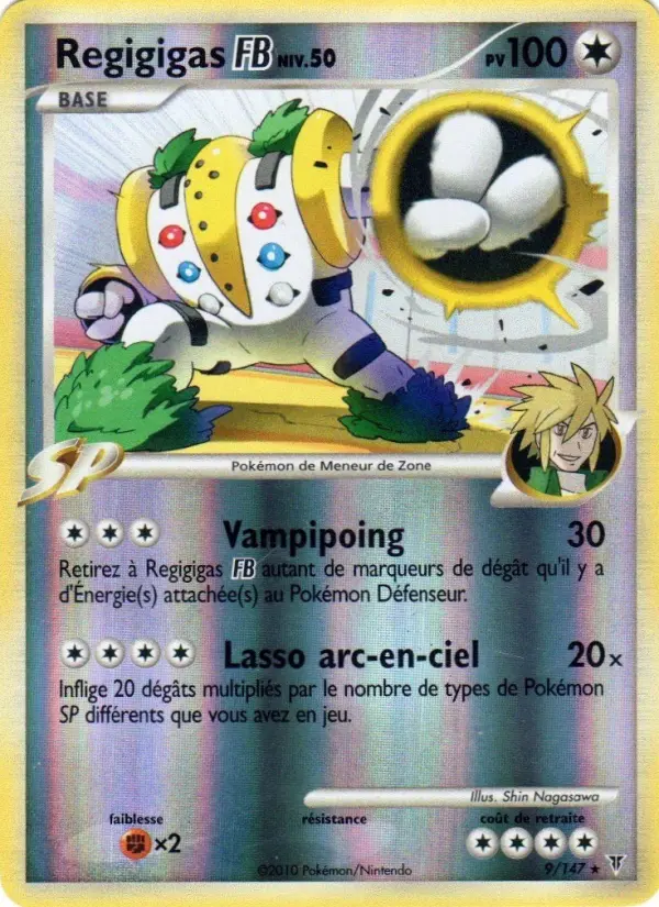 Regigigas  – carte Pokémon TCG Rare Holo n°9