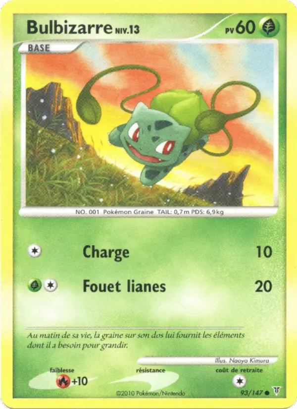 Bulbizarre – carte Pokémon TCG Commune n°93