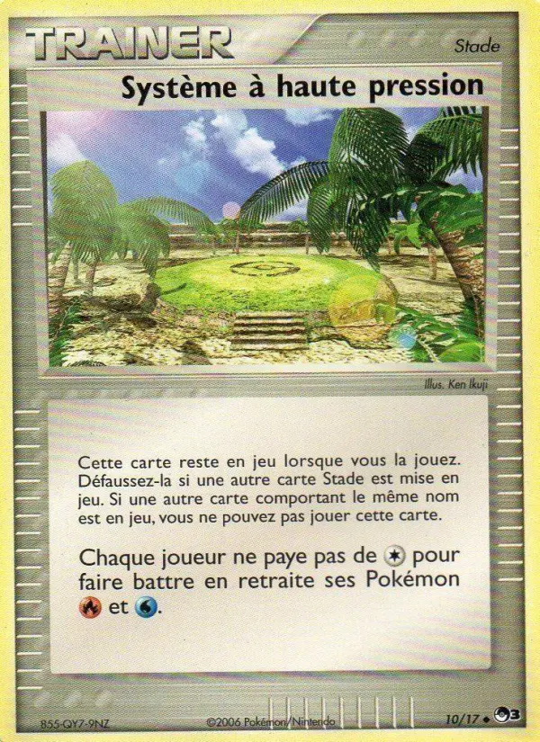 Système à haute pression – carte Pokémon TCG Peu Commune n°10