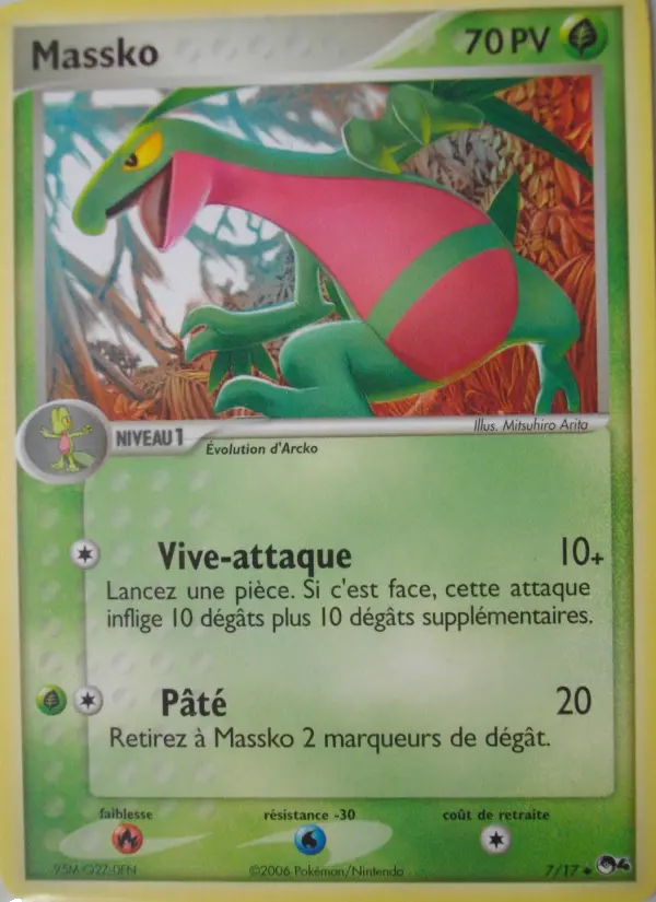 Massko – carte Pokémon TCG Peu Commune n°7
