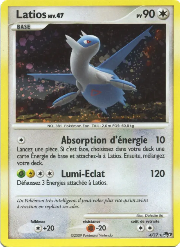 Latios – carte Pokémon TCG Rare n°4