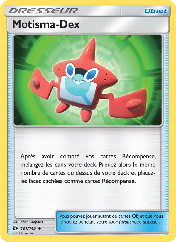 Motisma-Dex – carte Pokémon TCG Peu Commune n°131