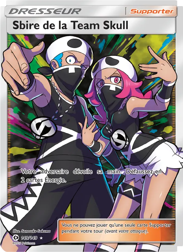 Sbire de la Team Skull – carte Pokémon TCG Ultra Rare n°149