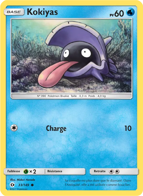 Kokiyas – carte Pokémon TCG Commune n°33