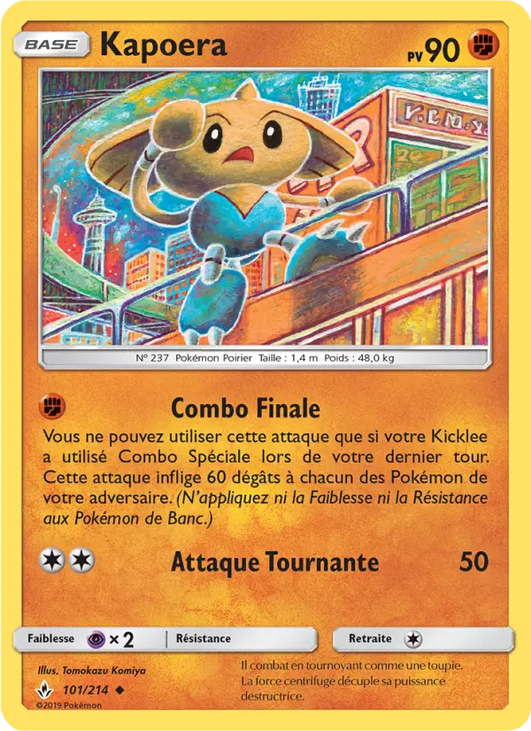 Kapoera – carte Pokémon TCG Peu Commune n°101