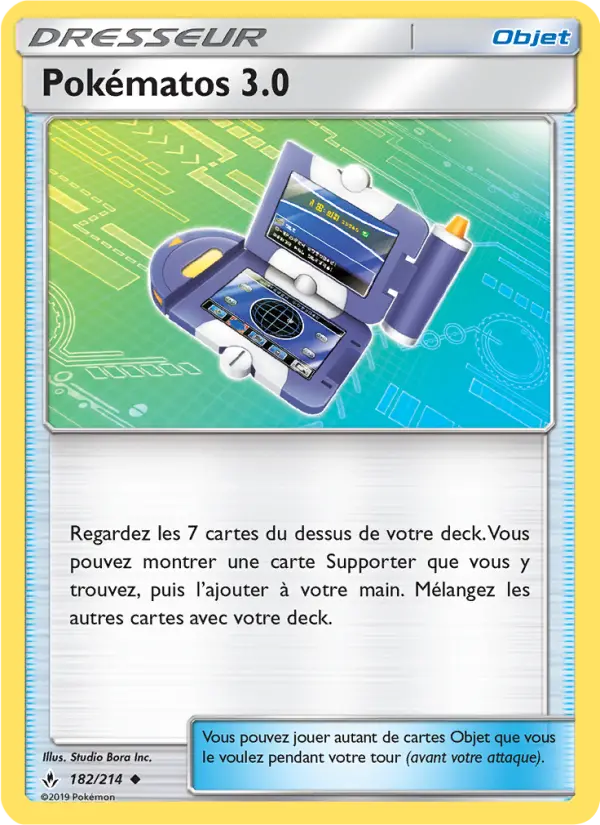 Pokématos 3.0 – carte Pokémon TCG Peu Commune n°182
