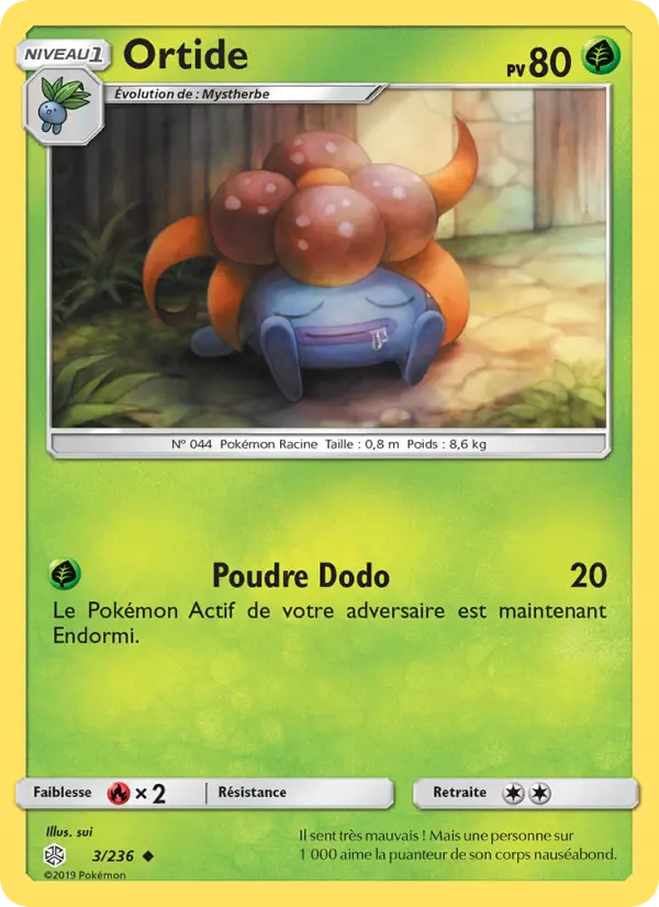 Ortide – carte Pokémon TCG Peu Commune n°3