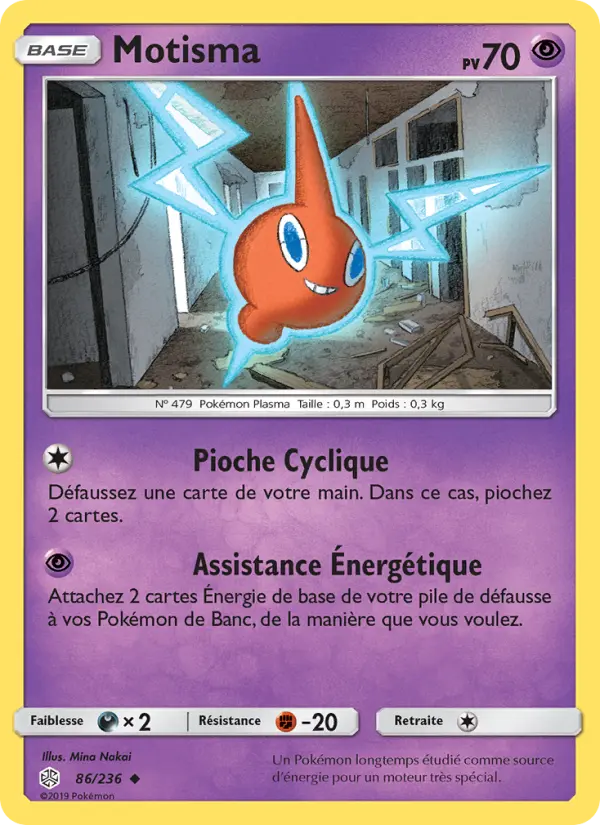 Motisma – carte Pokémon TCG Peu Commune n°86