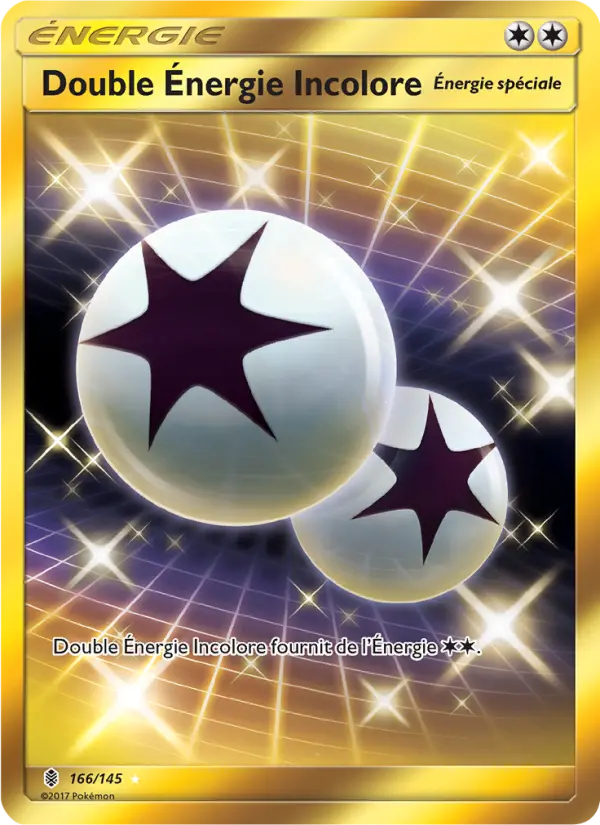 Double Énergie Incolore – carte Pokémon TCG Magnifique rare n°166