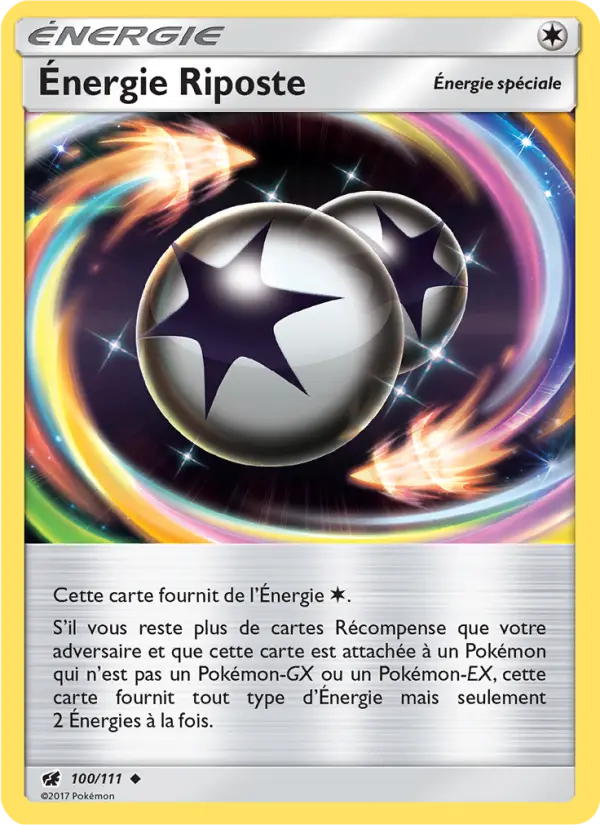 Énergie Riposte – carte Pokémon TCG Peu Commune n°100