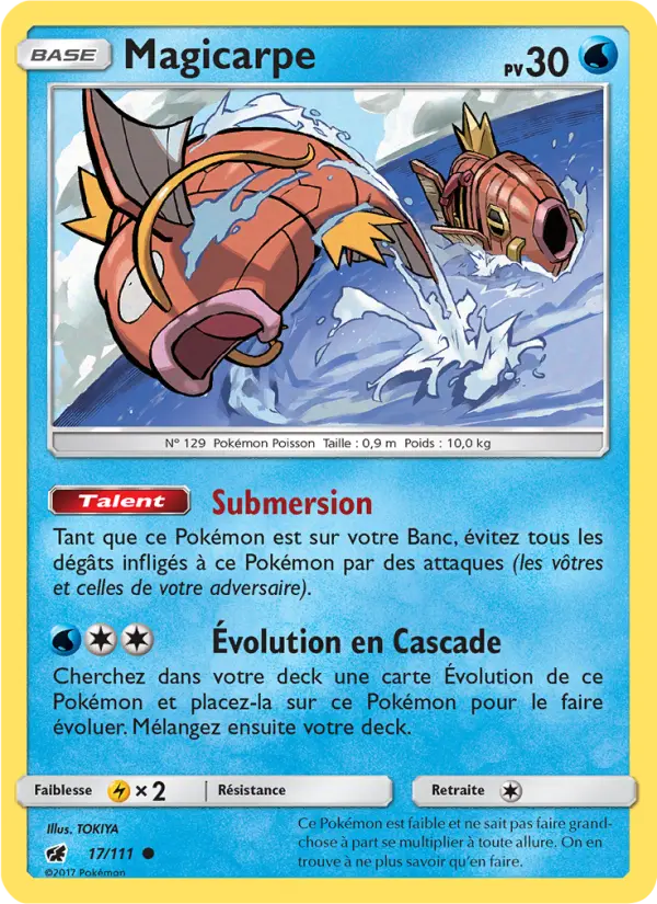 Magicarpe – carte Pokémon TCG Commune n°17