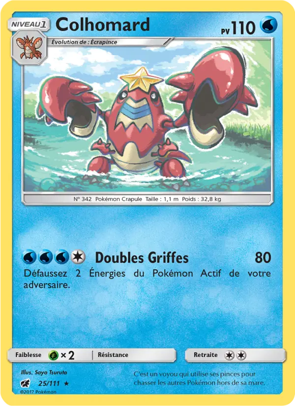 Colhomard – carte Pokémon TCG Rare n°25