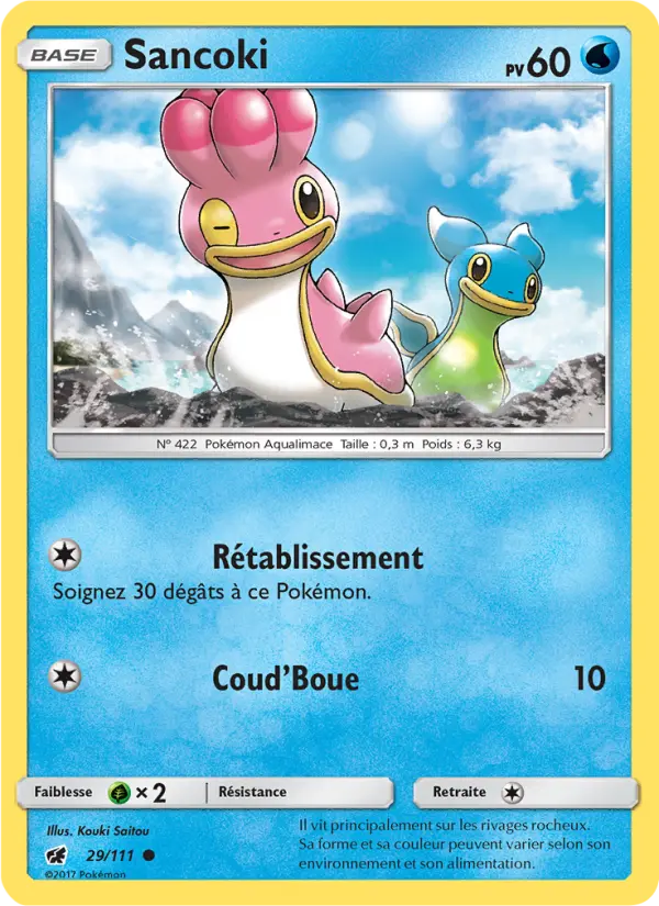 Sancoki – carte Pokémon TCG Commune n°29