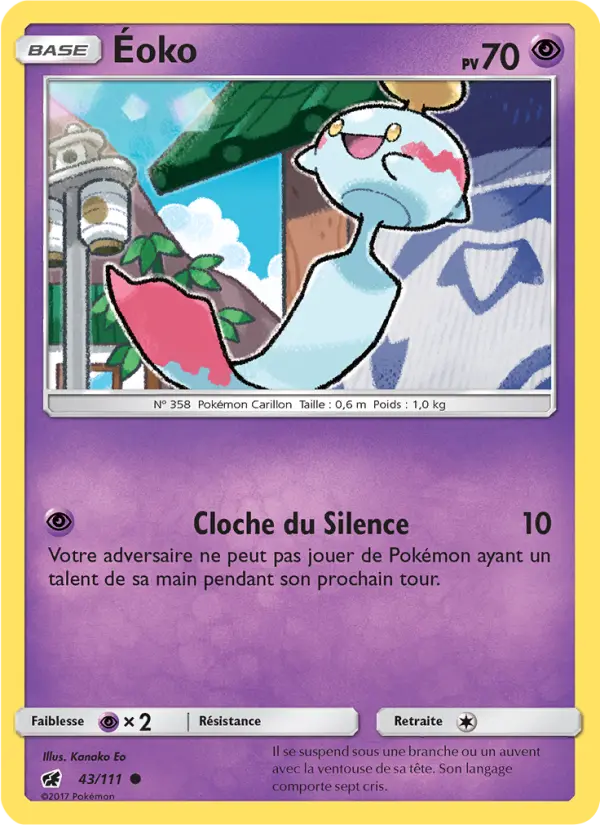 Éoko – carte Pokémon TCG Commune n°43