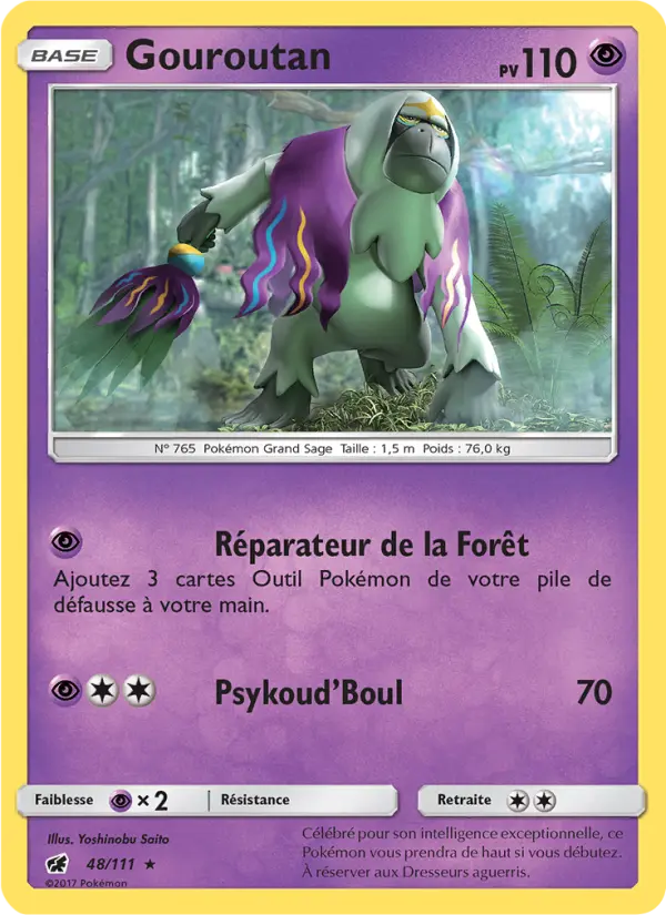 Gouroutan – carte Pokémon TCG Rare n°48