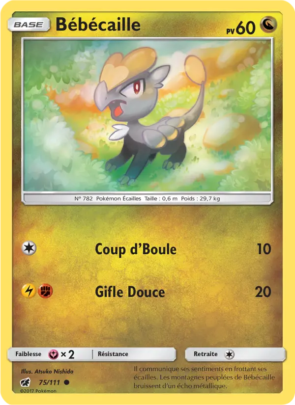 Bébécaille – carte Pokémon TCG Commune n°75