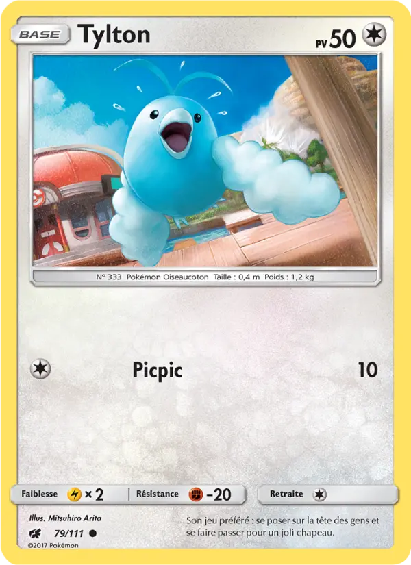 Tylton – carte Pokémon TCG Commune n°79