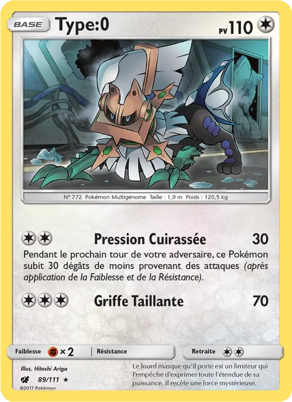 Type:0 – carte Pokémon TCG Rare n°89