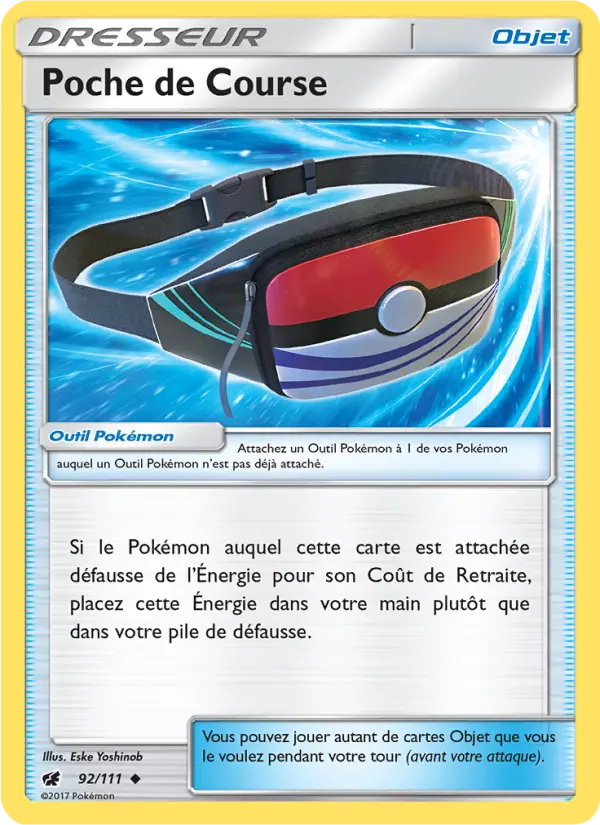Poche de Course – carte Pokémon TCG Peu Commune n°92
