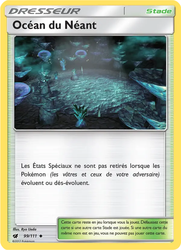 Océan du Néant – carte Pokémon TCG Peu Commune n°99