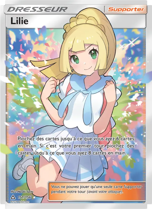 Lilie – carte Pokémon TCG Ultra Rare n°151