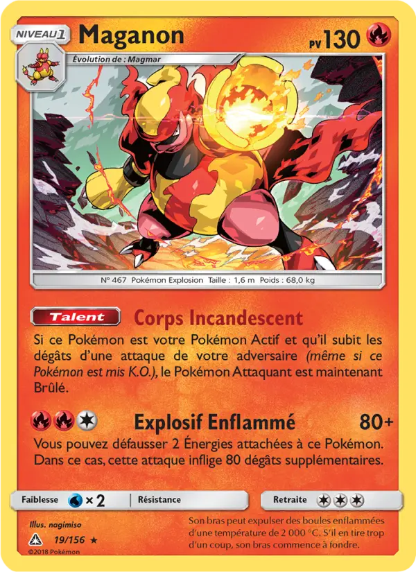 Maganon – carte Pokémon TCG Rare n°19