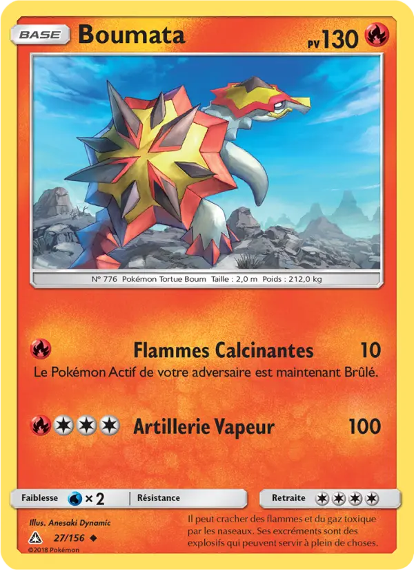 Boumata – carte Pokémon TCG Peu Commune n°27